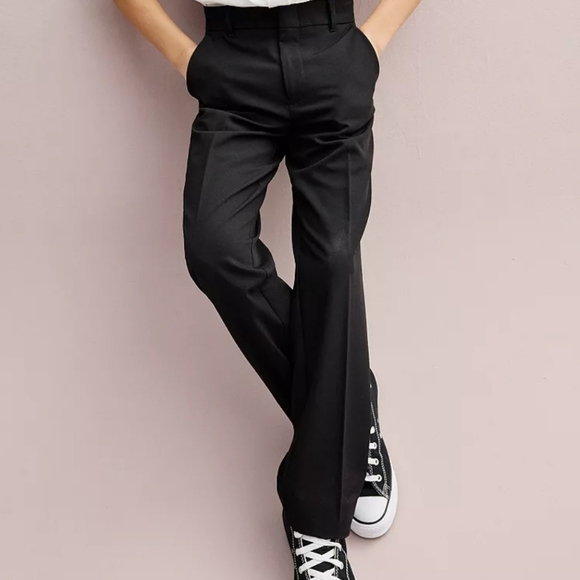 IZOD Boys Stretch Suit Black Dress Pants Size‎ 14 Husky - Picture 1 of 7